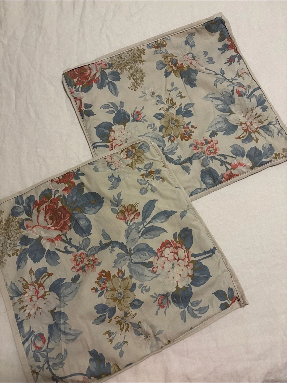 18x18 Lauren Ralph lauren lake house floral pillow covers